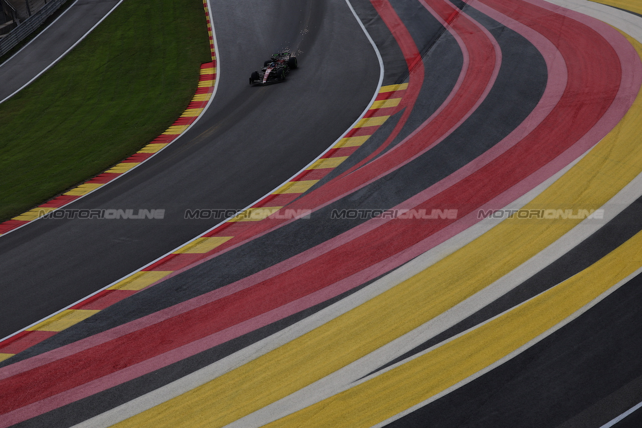 GP BELGIO, Valtteri Bottas (FIN) Alfa Romeo F1 Team C43.
28.07.2023. Formula 1 World Championship, Rd 13, Belgian Grand Prix, Spa Francorchamps, Belgium, Qualifiche Day.
 - www.xpbimages.com, EMail: requests@xpbimages.com © Copyright: Rew / XPB Images