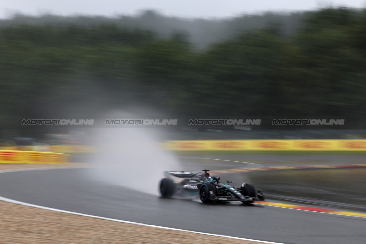 GP BELGIO, George Russell (GBR) Mercedes AMG F1 W14.

28.07.2023. Formula 1 World Championship, Rd 13, Belgian Grand Prix, Spa Francorchamps, Belgium, Qualifiche Day.

 - www.xpbimages.com, EMail: requests@xpbimages.com © Copyright: Rew / XPB Images
