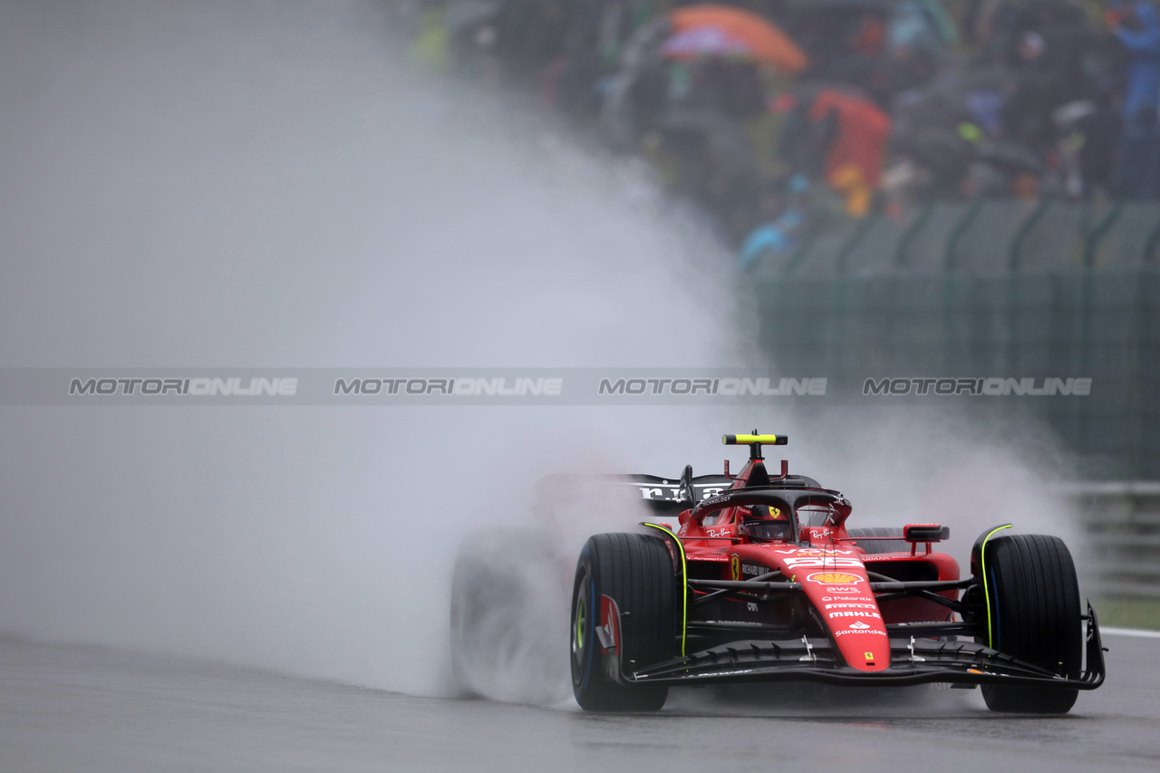 GP BELGIO, Carlos Sainz Jr (ESP) Ferrari SF-23.

28.07.2023. Formula 1 World Championship, Rd 13, Belgian Grand Prix, Spa Francorchamps, Belgium, Qualifiche Day.

 - www.xpbimages.com, EMail: requests@xpbimages.com © Copyright: Rew / XPB Images