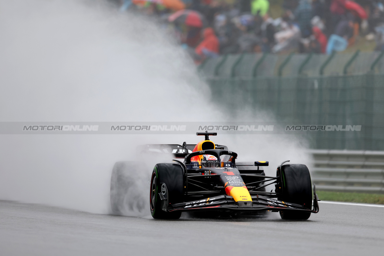GP BELGIO, Max Verstappen (NLD) Red Bull Racing RB19.

28.07.2023. Formula 1 World Championship, Rd 13, Belgian Grand Prix, Spa Francorchamps, Belgium, Qualifiche Day.

 - www.xpbimages.com, EMail: requests@xpbimages.com © Copyright: Rew / XPB Images
