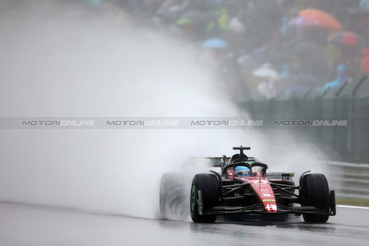 GP BELGIO, Valtteri Bottas (FIN) Alfa Romeo F1 Team C43.

28.07.2023. Formula 1 World Championship, Rd 13, Belgian Grand Prix, Spa Francorchamps, Belgium, Qualifiche Day.

 - www.xpbimages.com, EMail: requests@xpbimages.com © Copyright: Rew / XPB Images