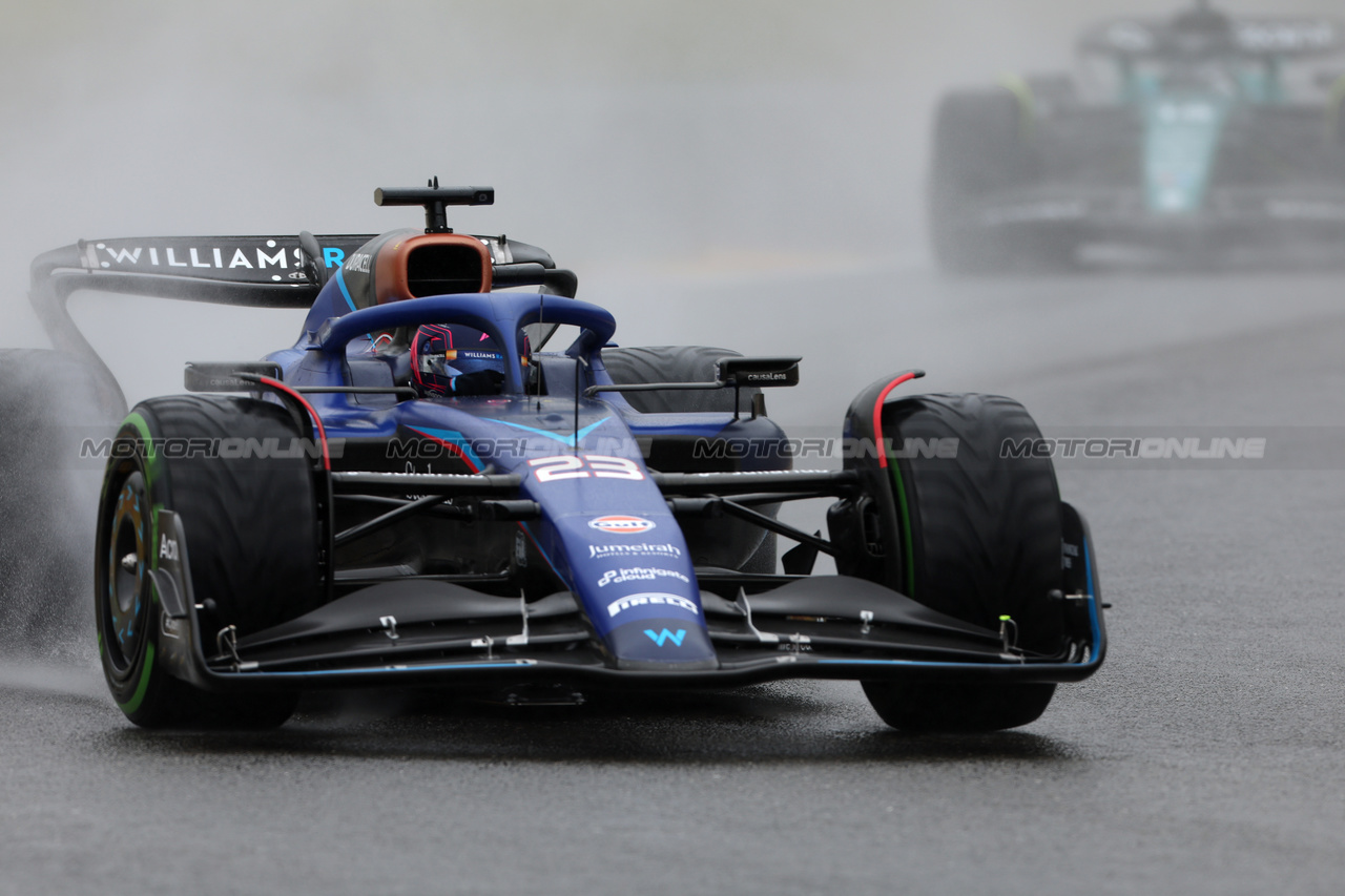 GP BELGIO, Alexander Albon (THA) Williams Racing FW45.

28.07.2023. Formula 1 World Championship, Rd 13, Belgian Grand Prix, Spa Francorchamps, Belgium, Qualifiche Day.

 - www.xpbimages.com, EMail: requests@xpbimages.com © Copyright: Rew / XPB Images