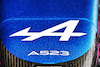 GP BELGIO, Alpine F1 Team A523 nosecone.
28.07.2023. Formula 1 World Championship, Rd 13, Belgian Grand Prix, Spa Francorchamps, Belgium, Qualifiche Day.
- www.xpbimages.com, EMail: requests@xpbimages.com © Copyright: Moy / XPB Images