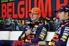 GP BELGIO, (L to R): Max Verstappen (NLD) Red Bull Racing e Sergio Perez (MEX) Red Bull Racing in the post qualifying FIA Press Conference.
28.07.2023. Formula 1 World Championship, Rd 13, Belgian Grand Prix, Spa Francorchamps, Belgium, Qualifiche Day.
- www.xpbimages.com, EMail: requests@xpbimages.com © Copyright: Bearne / XPB Images