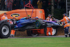 GP BELGIO, The Williams Racing FW45 of Logan Sargeant (USA) Williams Racing is craned off the circuit in the first practice session.
28.07.2023. Formula 1 World Championship, Rd 13, Belgian Grand Prix, Spa Francorchamps, Belgium, Qualifiche Day.
 - www.xpbimages.com, EMail: requests@xpbimages.com © Copyright: Rew / XPB Images