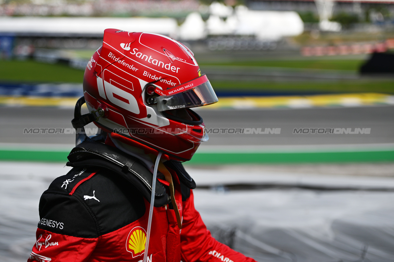 GP BRASILE, Charles Leclerc (MON) Ferrari retired on the Formation Lap.

05.11.2023. Formula 1 World Championship, Rd 21, Brazilian Grand Prix, Sao Paulo, Brazil, Gara Day.

- www.xpbimages.com, EMail: requests@xpbimages.com © Copyright: Price / XPB Images