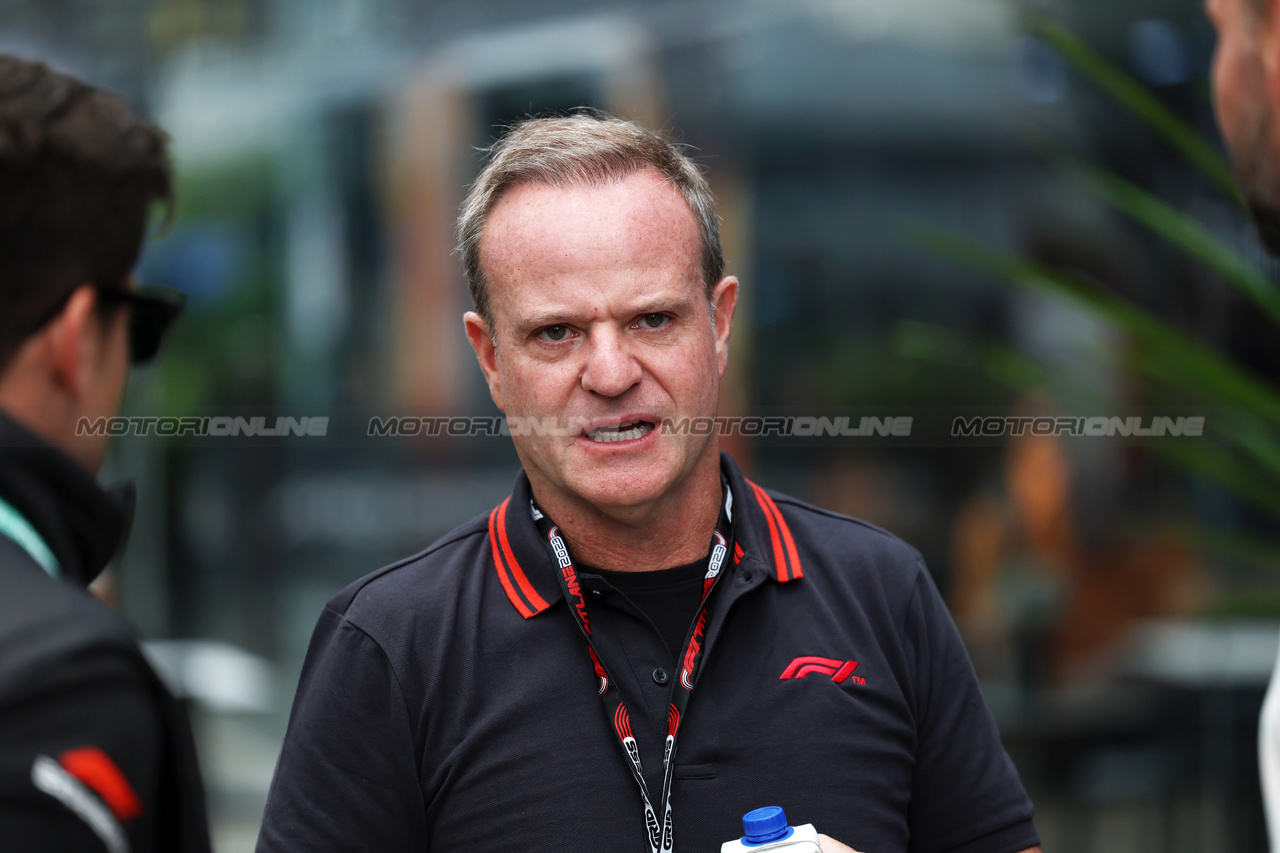 GP BRASILE, Rubens Barrichello (BRA).

05.11.2023. Formula 1 World Championship, Rd 21, Brazilian Grand Prix, Sao Paulo, Brazil, Gara Day.

- www.xpbimages.com, EMail: requests@xpbimages.com © Copyright: Staley / XPB Images