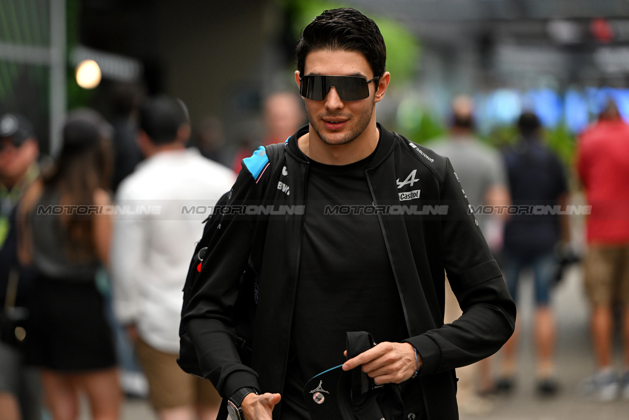 GP BRASILE, Esteban Ocon (FRA) Alpine F1 Team.

05.11.2023. Formula 1 World Championship, Rd 21, Brazilian Grand Prix, Sao Paulo, Brazil, Gara Day.

- www.xpbimages.com, EMail: requests@xpbimages.com © Copyright: Price / XPB Images