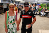 GP BRASILE, (L to R): Tiffany Cromwell (AUS) Professional Cyclist with boyfriend Valtteri Bottas (FIN) Alfa Romeo F1 Team.
05.11.2023. Formula 1 World Championship, Rd 21, Brazilian Grand Prix, Sao Paulo, Brazil, Gara Day.
 - www.xpbimages.com, EMail: requests@xpbimages.com © Copyright: Coates / XPB Images