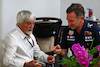 GP BRASILE, (L to R): Bernie Ecclestone (GBR) with Christian Horner (GBR) Red Bull Racing Team Principal.
05.11.2023. Formula 1 World Championship, Rd 21, Brazilian Grand Prix, Sao Paulo, Brazil, Gara Day.
 - www.xpbimages.com, EMail: requests@xpbimages.com © Copyright: Coates / XPB Images
