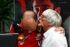 GP BRASILE, (L to R): Frederic Vasseur (FRA) Ferrari Team Principal with Bernie Ecclestone (GBR).
05.11.2023. Formula 1 World Championship, Rd 21, Brazilian Grand Prix, Sao Paulo, Brazil, Gara Day.
 - www.xpbimages.com, EMail: requests@xpbimages.com © Copyright: Coates / XPB Images