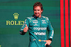 GP BRASILE, Fernando Alonso (ESP) Aston Martin F1 Team celebrates his third position on the podium.
05.11.2023. Formula 1 World Championship, Rd 21, Brazilian Grand Prix, Sao Paulo, Brazil, Gara Day.
 - www.xpbimages.com, EMail: requests@xpbimages.com © Copyright: Coates / XPB Images