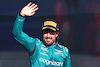 GP BRASILE, Fernando Alonso (ESP) Aston Martin F1 Team celebrates his third position on the podium.
05.11.2023. Formula 1 World Championship, Rd 21, Brazilian Grand Prix, Sao Paulo, Brazil, Gara Day.
 - www.xpbimages.com, EMail: requests@xpbimages.com © Copyright: Coates / XPB Images