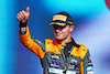 GP BRASILE, Lando Norris (GBR) McLaren celebrates his second position on the podium.
05.11.2023. Formula 1 World Championship, Rd 21, Brazilian Grand Prix, Sao Paulo, Brazil, Gara Day.
 - www.xpbimages.com, EMail: requests@xpbimages.com © Copyright: Coates / XPB Images