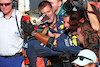 GP BRASILE, Gara winner Max Verstappen (NLD) Red Bull Racing celebrates with the team in parc ferme.
05.11.2023. Formula 1 World Championship, Rd 21, Brazilian Grand Prix, Sao Paulo, Brazil, Gara Day.
 - www.xpbimages.com, EMail: requests@xpbimages.com © Copyright: Coates / XPB Images