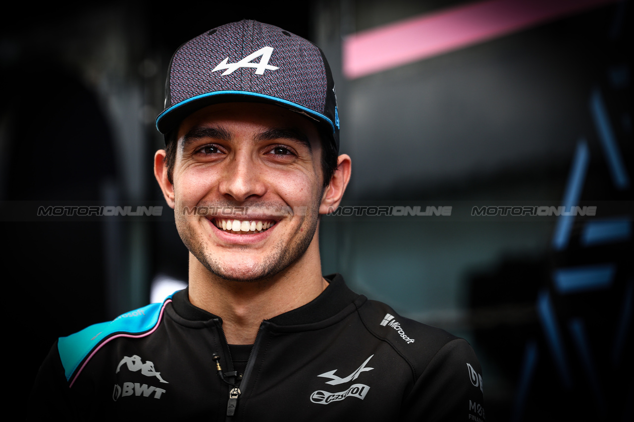 GP BRASILE, Esteban Ocon (FRA), Alpine F1 Team 
02.11.2023. Formula 1 World Championship, Rd 21, Brazilian Grand Prix, Sao Paulo, Brazil, Preparation Day.
- www.xpbimages.com, EMail: requests@xpbimages.com © Copyright: Charniaux / XPB Images