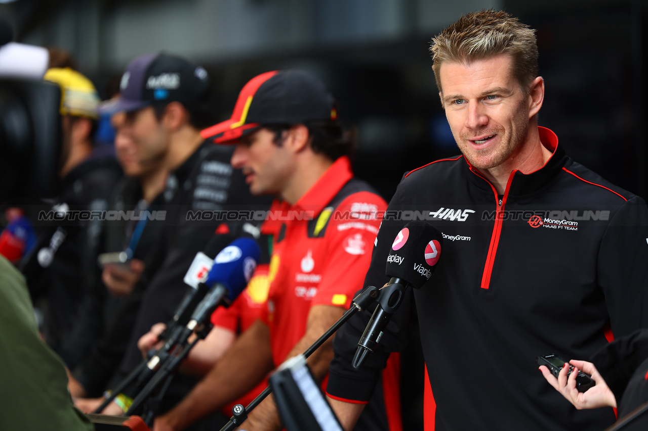 GP BRASILE, Nico Hulkenberg (GER) Haas F1 Team.

02.11.2023. Formula 1 World Championship, Rd 21, Brazilian Grand Prix, Sao Paulo, Brazil, Preparation Day.

- www.xpbimages.com, EMail: requests@xpbimages.com © Copyright: XPB Images