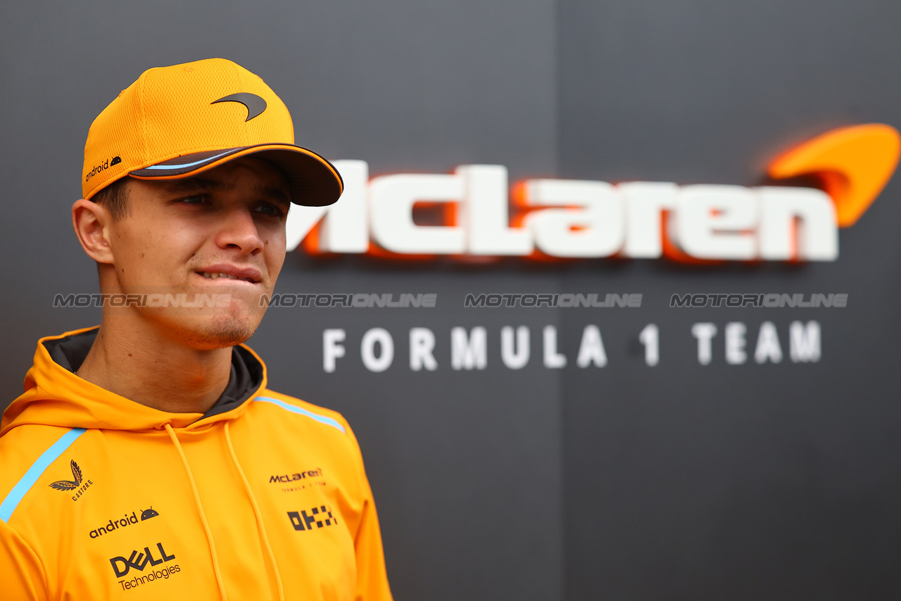 GP BRASILE, Lando Norris (GBR) McLaren.

02.11.2023. Formula 1 World Championship, Rd 21, Brazilian Grand Prix, Sao Paulo, Brazil, Preparation Day.

- www.xpbimages.com, EMail: requests@xpbimages.com © Copyright: XPB Images