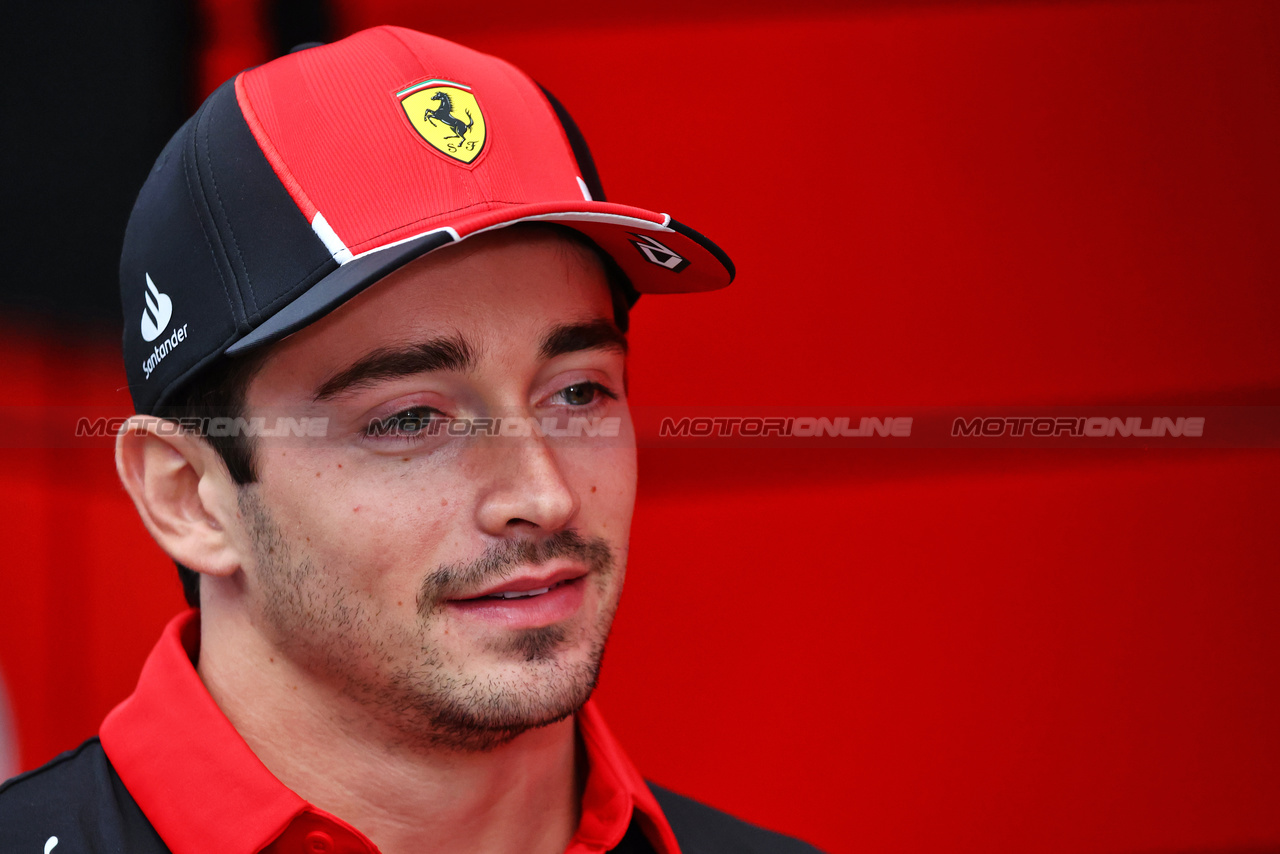 GP BRASILE, Charles Leclerc (MON) Ferrari.

02.11.2023. Formula 1 World Championship, Rd 21, Brazilian Grand Prix, Sao Paulo, Brazil, Preparation Day.

- www.xpbimages.com, EMail: requests@xpbimages.com © Copyright: Batchelor / XPB Images