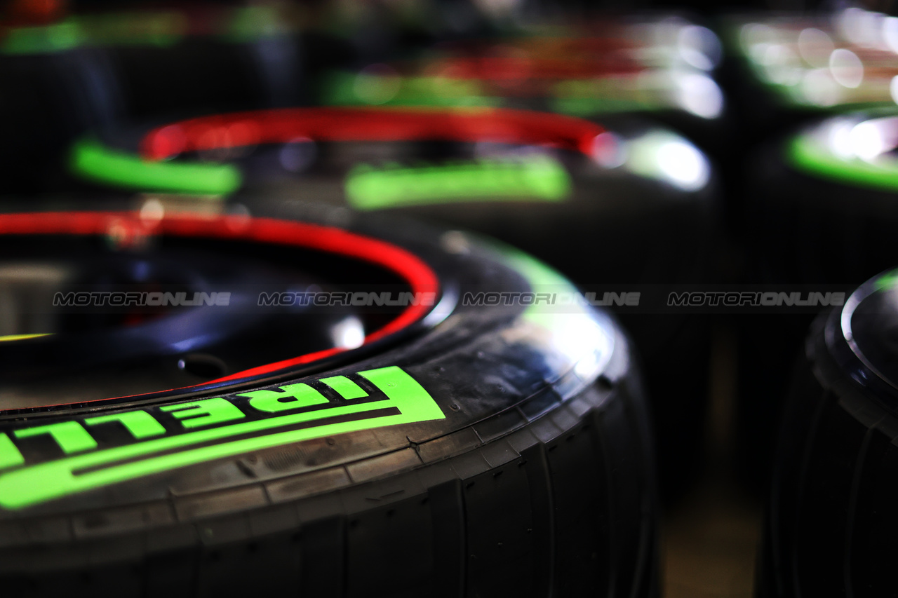 GP BRASILE, Pirelli tyres.

02.11.2023. Formula 1 World Championship, Rd 21, Brazilian Grand Prix, Sao Paulo, Brazil, Preparation Day.

- www.xpbimages.com, EMail: requests@xpbimages.com © Copyright: XPB Images
