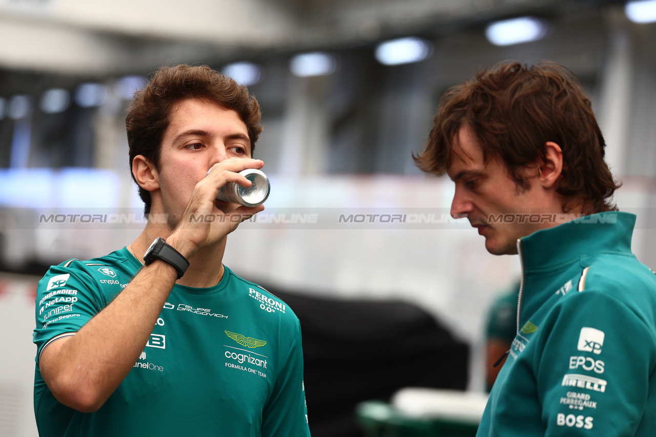 GP BRASILE, Felipe Drugovich (BRA) Aston Martin F1 Team, Reserve e Development Programme Driver.

02.11.2023. Formula 1 World Championship, Rd 21, Brazilian Grand Prix, Sao Paulo, Brazil, Preparation Day.

 - www.xpbimages.com, EMail: requests@xpbimages.com © Copyright: Coates / XPB Images
