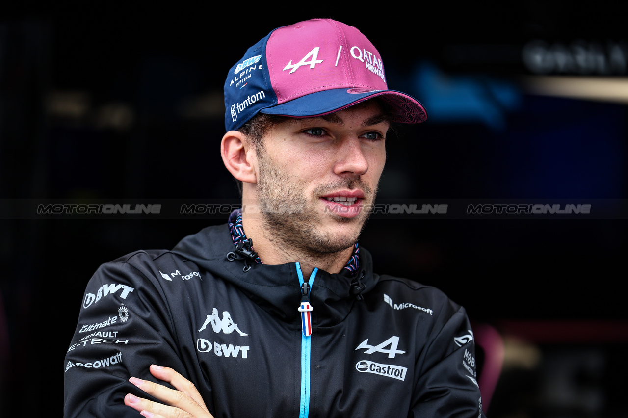 GP BRASILE, Pierre Gasly (FRA), Alpine F1 Team 
02.11.2023. Formula 1 World Championship, Rd 21, Brazilian Grand Prix, Sao Paulo, Brazil, Preparation Day.
- www.xpbimages.com, EMail: requests@xpbimages.com © Copyright: Charniaux / XPB Images