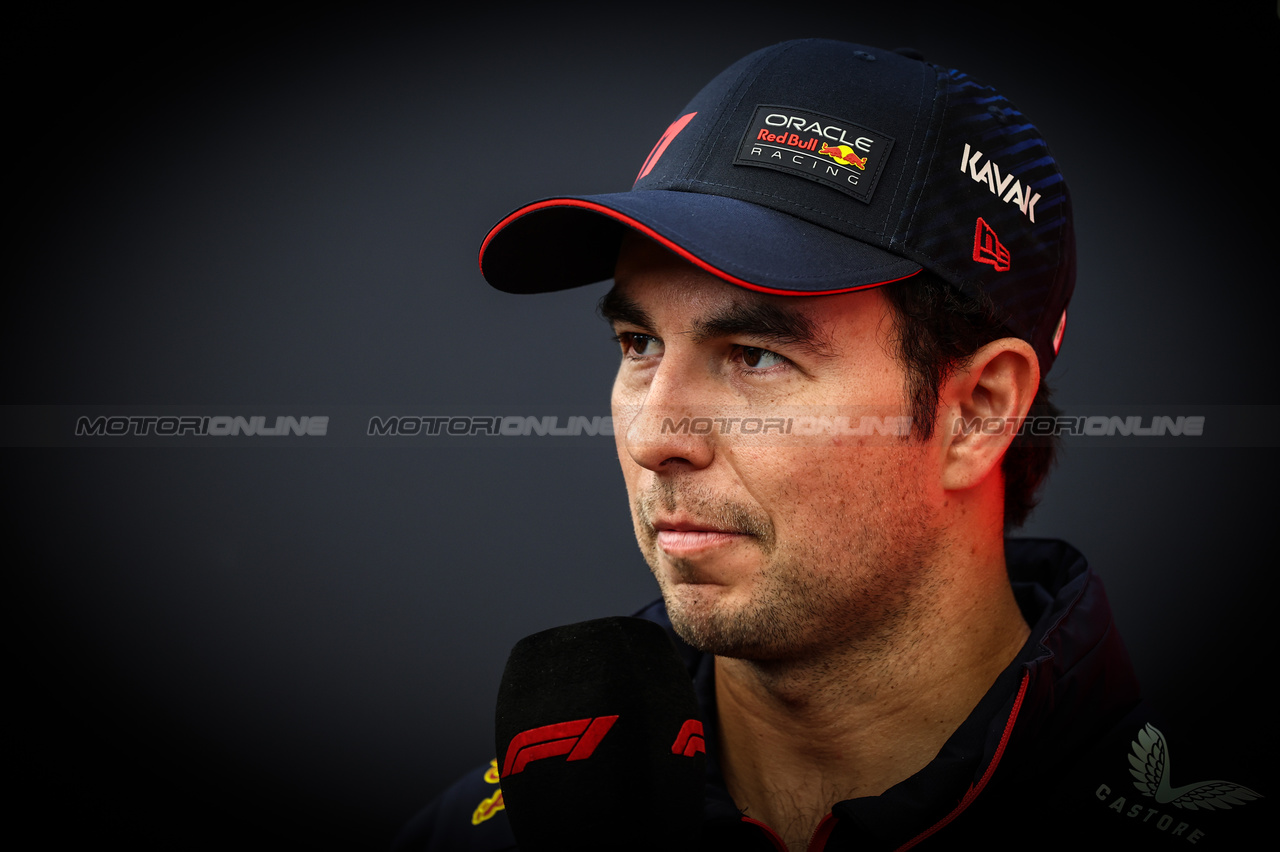 GP BRASILE, Sergio Perez (MEX), Red Bull Racing 
02.11.2023. Formula 1 World Championship, Rd 21, Brazilian Grand Prix, Sao Paulo, Brazil, Preparation Day.
- www.xpbimages.com, EMail: requests@xpbimages.com © Copyright: Charniaux / XPB Images