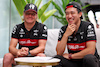 GP BRASILE, (L to R): Valtteri Bottas (FIN) Alfa Romeo F1 Team e team mate Zhou Guanyu (CHN) Alfa Romeo F1 Team.
02.11.2023. Formula 1 World Championship, Rd 21, Brazilian Grand Prix, Sao Paulo, Brazil, Preparation Day.
- www.xpbimages.com, EMail: requests@xpbimages.com © Copyright: Staley / XPB Images