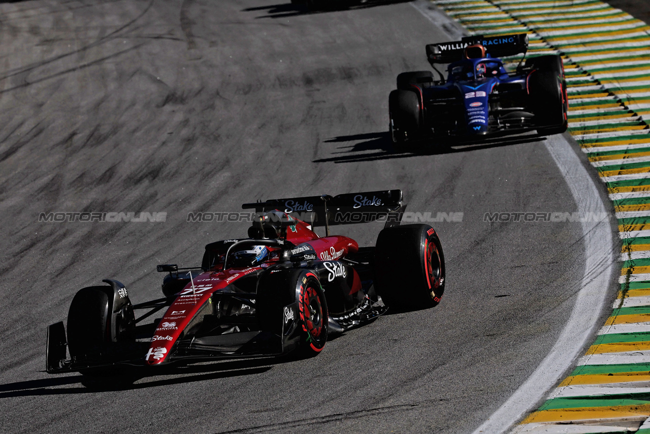 GP BRASILE, Valtteri Bottas (FIN) Alfa Romeo F1 Team C43.

04.11.2023. Formula 1 World Championship, Rd 21, Brazilian Grand Prix, Sao Paulo, Brazil, Sprint Day.

- www.xpbimages.com, EMail: requests@xpbimages.com © Copyright: Staley / XPB Images