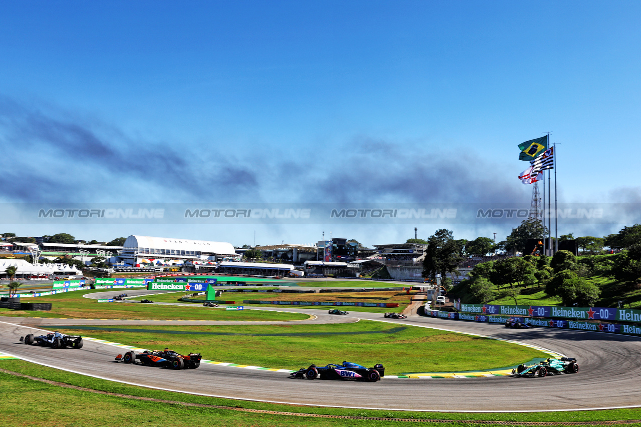 GP BRASILE, Pierre Gasly (FRA) Alpine F1 Team A523.

04.11.2023. Formula 1 World Championship, Rd 21, Brazilian Grand Prix, Sao Paulo, Brazil, Sprint Day.

- www.xpbimages.com, EMail: requests@xpbimages.com © Copyright: Batchelor / XPB Images