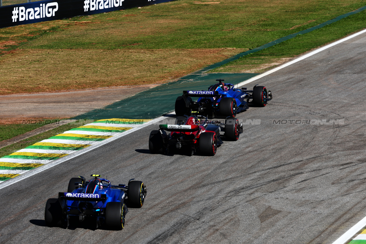 GP BRASILE, Logan Sargeant (USA) Williams Racing FW45.

04.11.2023. Formula 1 World Championship, Rd 21, Brazilian Grand Prix, Sao Paulo, Brazil, Sprint Day.

- www.xpbimages.com, EMail: requests@xpbimages.com © Copyright: Batchelor / XPB Images