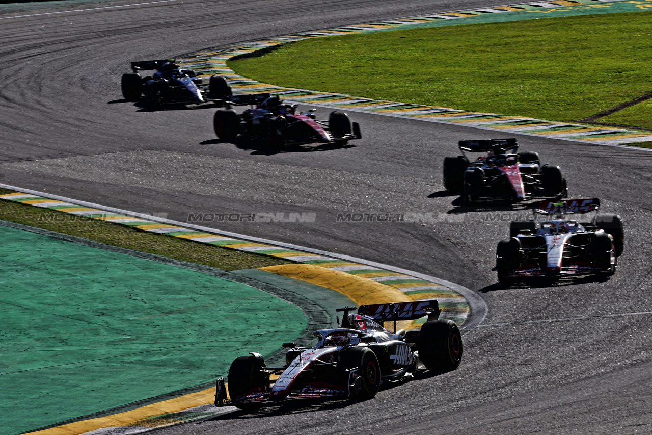GP BRASILE, Kevin Magnussen (DEN) Haas VF-23.

04.11.2023. Formula 1 World Championship, Rd 21, Brazilian Grand Prix, Sao Paulo, Brazil, Sprint Day.

- www.xpbimages.com, EMail: requests@xpbimages.com © Copyright: Charniaux / XPB Images