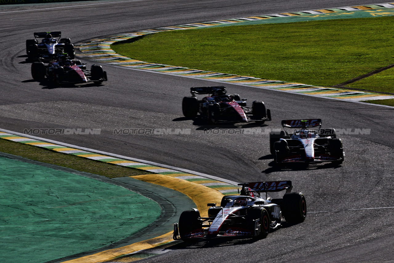 GP BRASILE, Kevin Magnussen (DEN) Haas VF-23.

04.11.2023. Formula 1 World Championship, Rd 21, Brazilian Grand Prix, Sao Paulo, Brazil, Sprint Day.

- www.xpbimages.com, EMail: requests@xpbimages.com © Copyright: Charniaux / XPB Images