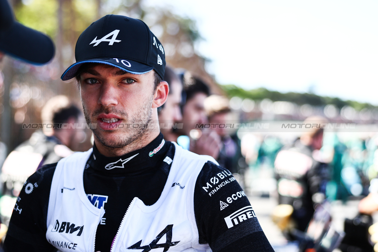 GP BRASILE, Pierre Gasly (FRA), Alpine F1 Team 
04.11.2023. Formula 1 World Championship, Rd 21, Brazilian Grand Prix, Sao Paulo, Brazil, Sprint Day.
- www.xpbimages.com, EMail: requests@xpbimages.com © Copyright: Charniaux / XPB Images
