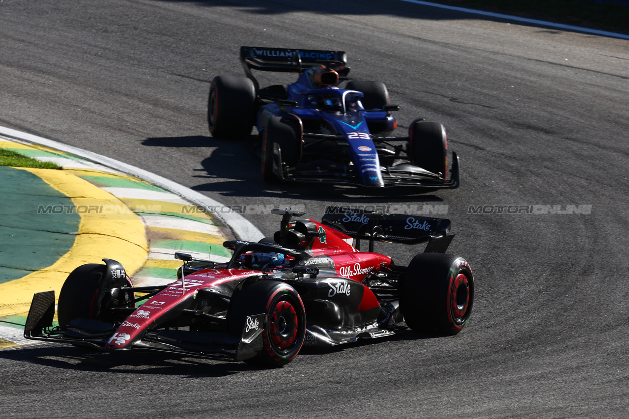 GP BRASILE, Valtteri Bottas (FIN) Alfa Romeo F1 Team C43.

04.11.2023. Formula 1 World Championship, Rd 21, Brazilian Grand Prix, Sao Paulo, Brazil, Sprint Day.

- www.xpbimages.com, EMail: requests@xpbimages.com © Copyright: Batchelor / XPB Images
