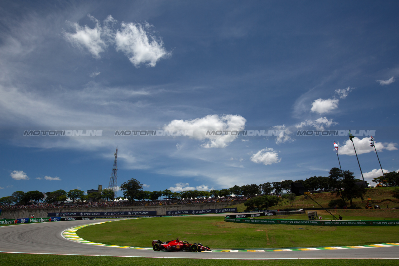 GP BRASILE, Charles Leclerc (MON) Ferrari SF-23.

04.11.2023. Formula 1 World Championship, Rd 21, Brazilian Grand Prix, Sao Paulo, Brazil, Sprint Day.

- www.xpbimages.com, EMail: requests@xpbimages.com © Copyright: XPB Images