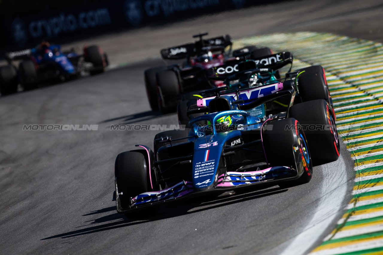 GP BRASILE, Pierre Gasly (FRA) Alpine F1 Team A523.

04.11.2023. Formula 1 World Championship, Rd 21, Brazilian Grand Prix, Sao Paulo, Brazil, Sprint Day.

- www.xpbimages.com, EMail: requests@xpbimages.com © Copyright: XPB Images