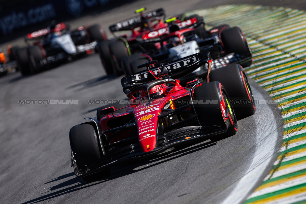 GP BRASILE, Charles Leclerc (MON) Ferrari SF-23.

04.11.2023. Formula 1 World Championship, Rd 21, Brazilian Grand Prix, Sao Paulo, Brazil, Sprint Day.

- www.xpbimages.com, EMail: requests@xpbimages.com © Copyright: XPB Images
