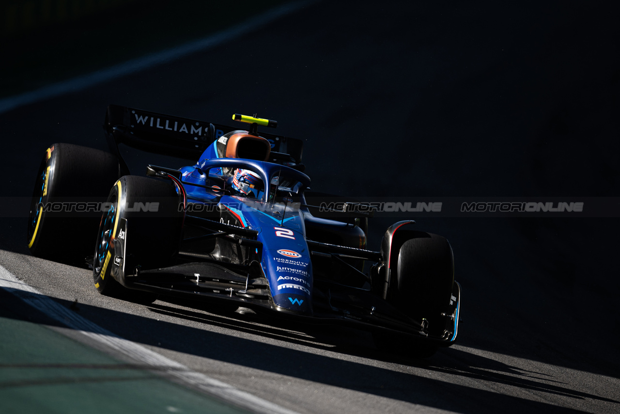 GP BRASILE, Logan Sargeant (USA) Williams Racing FW45.

04.11.2023. Formula 1 World Championship, Rd 21, Brazilian Grand Prix, Sao Paulo, Brazil, Sprint Day.

- www.xpbimages.com, EMail: requests@xpbimages.com © Copyright: Batchelor / XPB Images