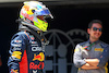 GP BRASILE, Sergio Perez (MEX) Red Bull Racing in Sprint Shootout parc ferme.
04.11.2023. Formula 1 World Championship, Rd 21, Brazilian Grand Prix, Sao Paulo, Brazil, Sprint Day.
- www.xpbimages.com, EMail: requests@xpbimages.com © Copyright: Batchelor / XPB Images