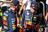 GP BRASILE, (L to R): Sprint winner Max Verstappen (NLD) Red Bull Racing with team mate Sergio Perez (MEX) Red Bull Racing in parc ferme.
04.11.2023. Formula 1 World Championship, Rd 21, Brazilian Grand Prix, Sao Paulo, Brazil, Sprint Day.
- www.xpbimages.com, EMail: requests@xpbimages.com © Copyright: Batchelor / XPB Images