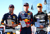 GP BRASILE, Top three in Sprint parc ferme (L to R): Sergio Perez (MEX) Red Bull Racing, third; Max Verstappen (NLD) Red Bull Racing, winner; Lando Norris (GBR) McLaren, second.
04.11.2023. Formula 1 World Championship, Rd 21, Brazilian Grand Prix, Sao Paulo, Brazil, Sprint Day.
- www.xpbimages.com, EMail: requests@xpbimages.com © Copyright: Batchelor / XPB Images