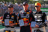 GP BRASILE, Top three in Sprint parc ferme (L to R): Sergio Perez (MEX) Red Bull Racing, third; Max Verstappen (NLD) Red Bull Racing, winner; Lando Norris (GBR) McLaren, second.
04.11.2023. Formula 1 World Championship, Rd 21, Brazilian Grand Prix, Sao Paulo, Brazil, Sprint Day.
- www.xpbimages.com, EMail: requests@xpbimages.com © Copyright: Staley / XPB Images