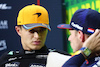 GP BRASILE, Lando Norris (GBR) McLaren in the post Sprint FIA Press Conference.
04.11.2023. Formula 1 World Championship, Rd 21, Brazilian Grand Prix, Sao Paulo, Brazil, Sprint Day.
- www.xpbimages.com, EMail: requests@xpbimages.com © Copyright: Batchelor / XPB Images