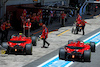 GP BRASILE, Carlos Sainz Jr (ESP) Ferrari SF-23 e Charles Leclerc (MON) Ferrari SF-23 in the pits.
04.11.2023. Formula 1 World Championship, Rd 21, Brazilian Grand Prix, Sao Paulo, Brazil, Sprint Day.
- www.xpbimages.com, EMail: requests@xpbimages.com © Copyright: Batchelor / XPB Images