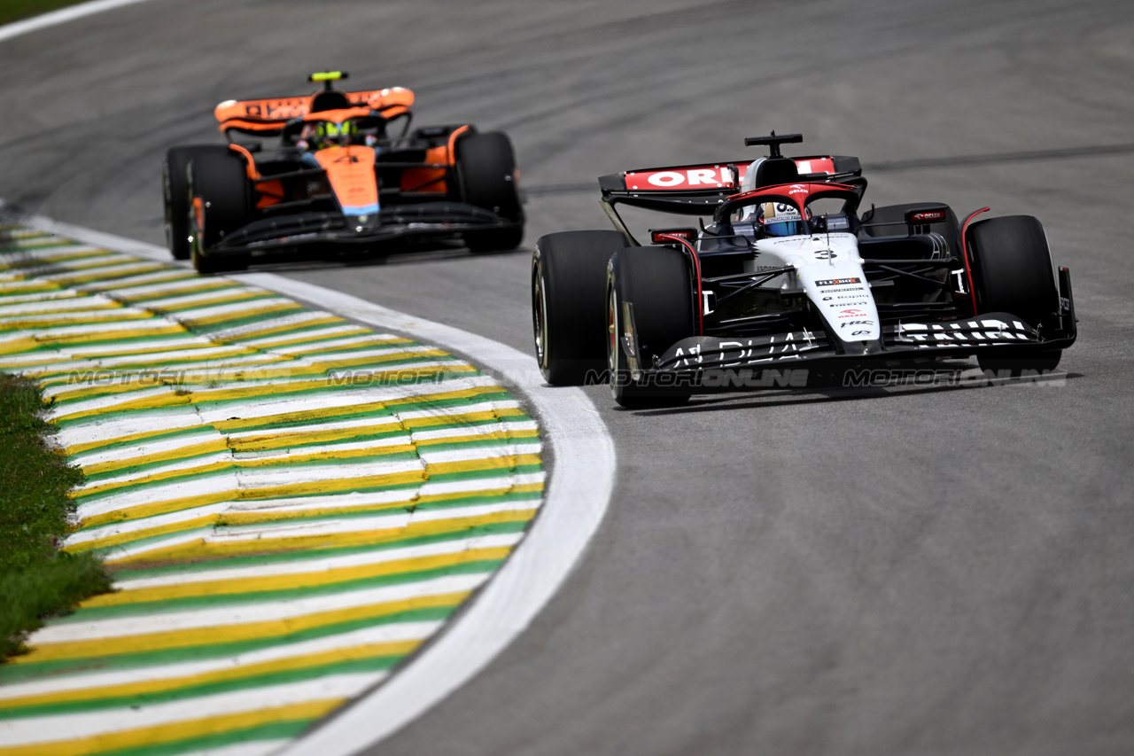 GP BRASILE, Daniel Ricciardo (AUS) AlphaTauri AT04.

03.11.2023. Formula 1 World Championship, Rd 21, Brazilian Grand Prix, Sao Paulo, Brazil, Qualifiche Day.

- www.xpbimages.com, EMail: requests@xpbimages.com © Copyright: Price / XPB Images