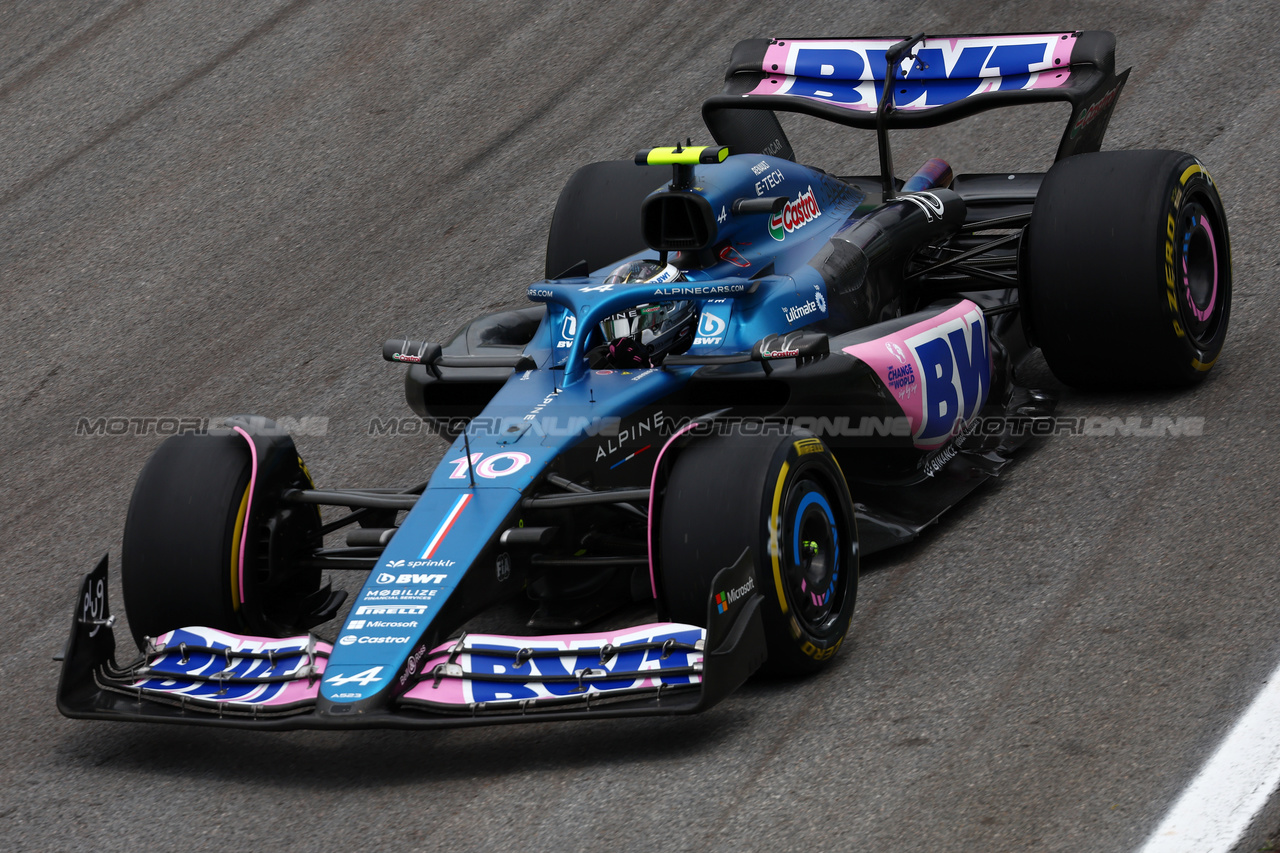 GP BRASILE, Pierre Gasly (FRA) Alpine F1 Team A523.

03.11.2023. Formula 1 World Championship, Rd 21, Brazilian Grand Prix, Sao Paulo, Brazil, Qualifiche Day.

- www.xpbimages.com, EMail: requests@xpbimages.com © Copyright: Charniaux / XPB Images