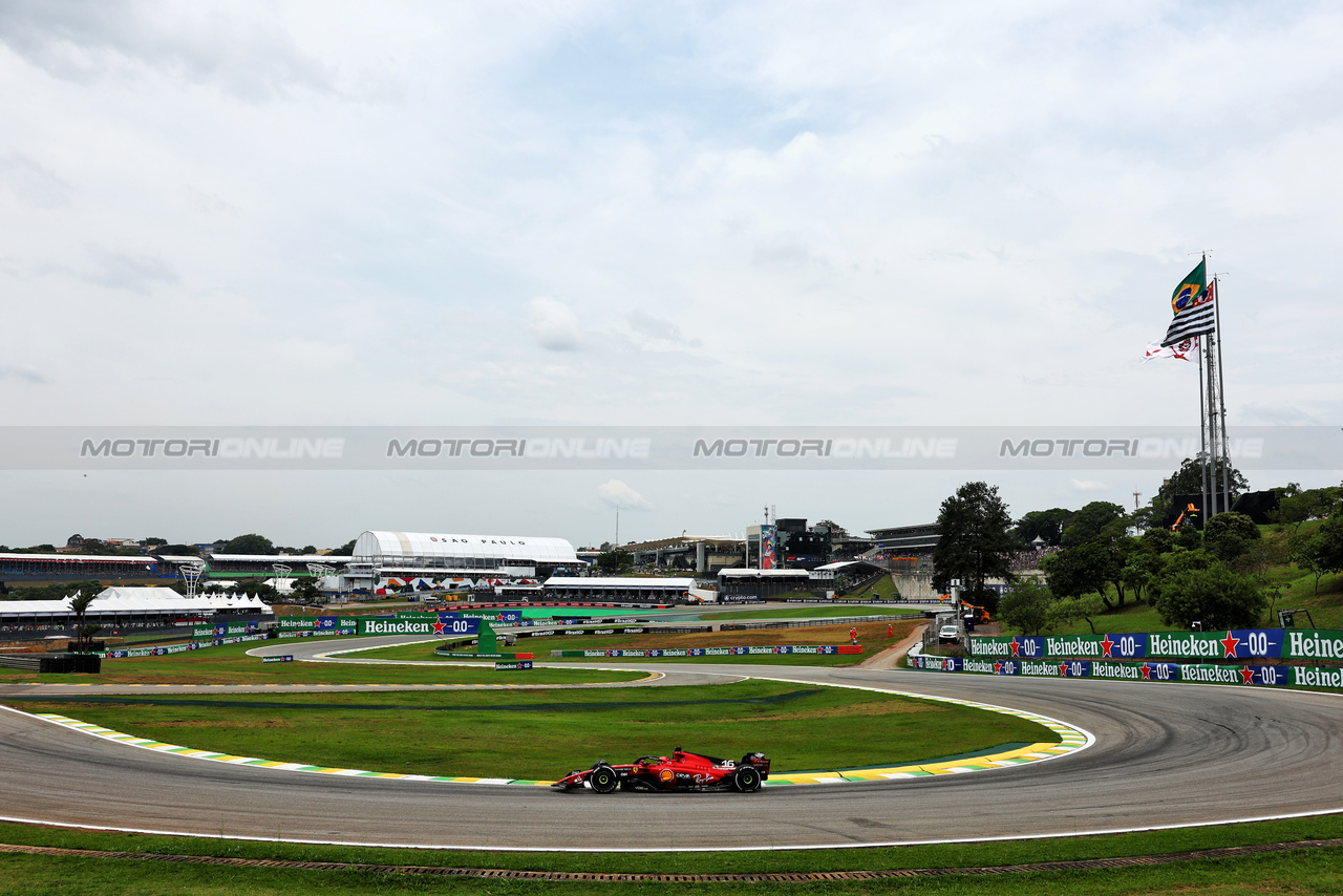 GP BRASILE, Charles Leclerc (MON) Ferrari SF-23.

03.11.2023. Formula 1 World Championship, Rd 21, Brazilian Grand Prix, Sao Paulo, Brazil, Qualifiche Day.

- www.xpbimages.com, EMail: requests@xpbimages.com © Copyright: Charniaux / XPB Images