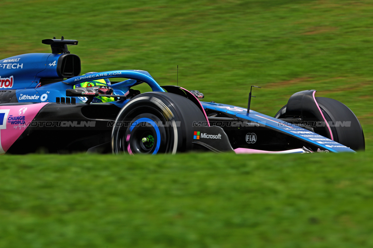 GP BRASILE, Esteban Ocon (FRA) Alpine F1 Team A523.

03.11.2023. Formula 1 World Championship, Rd 21, Brazilian Grand Prix, Sao Paulo, Brazil, Qualifiche Day.

 - www.xpbimages.com, EMail: requests@xpbimages.com © Copyright: Coates / XPB Images
