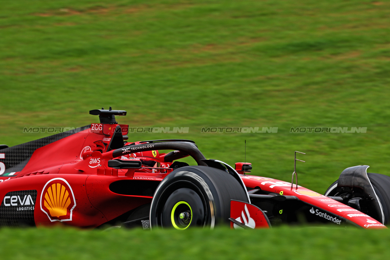 GP BRASILE, Charles Leclerc (MON) Ferrari SF-23.

03.11.2023. Formula 1 World Championship, Rd 21, Brazilian Grand Prix, Sao Paulo, Brazil, Qualifiche Day.

 - www.xpbimages.com, EMail: requests@xpbimages.com © Copyright: Coates / XPB Images